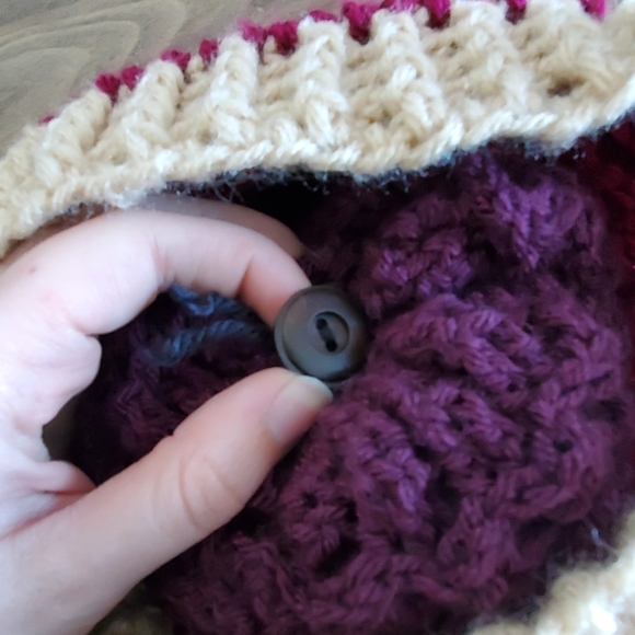 2 for $50! Crochet Ladies Winter Hat with Pompom - Picture 3 of 3